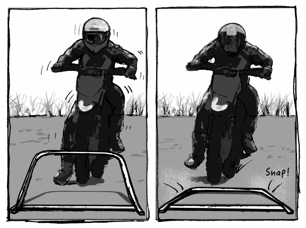  Mud, Blood and Motocross the graphic novel by Mick Wade