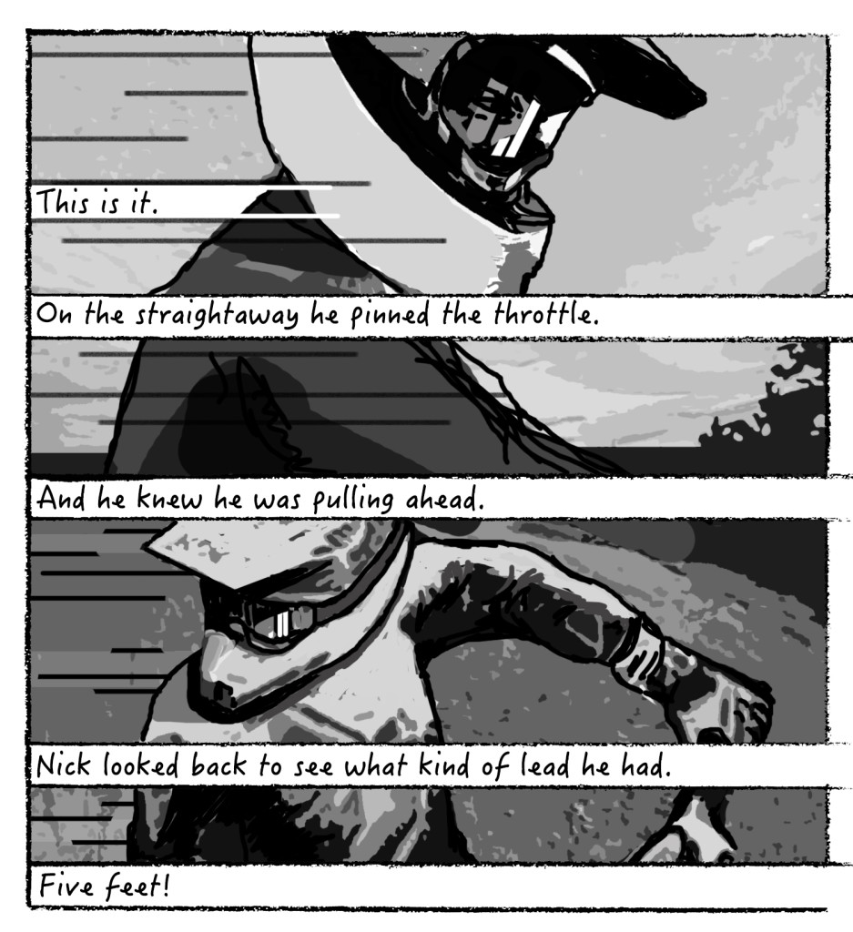 Mud, Blood and Motocross the graphic novel by Mick Wade